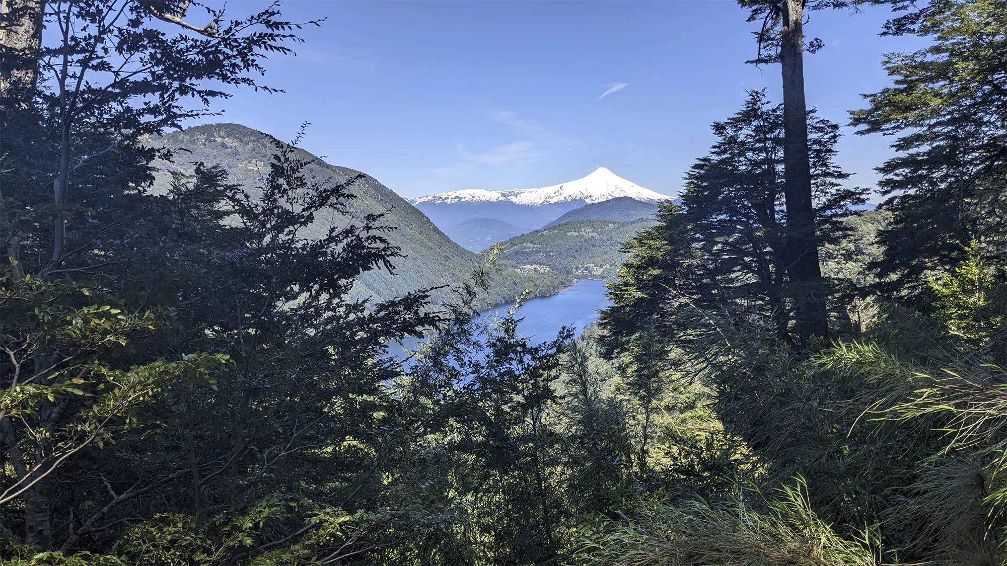 Volcán Villarrica desde Huerquehue.